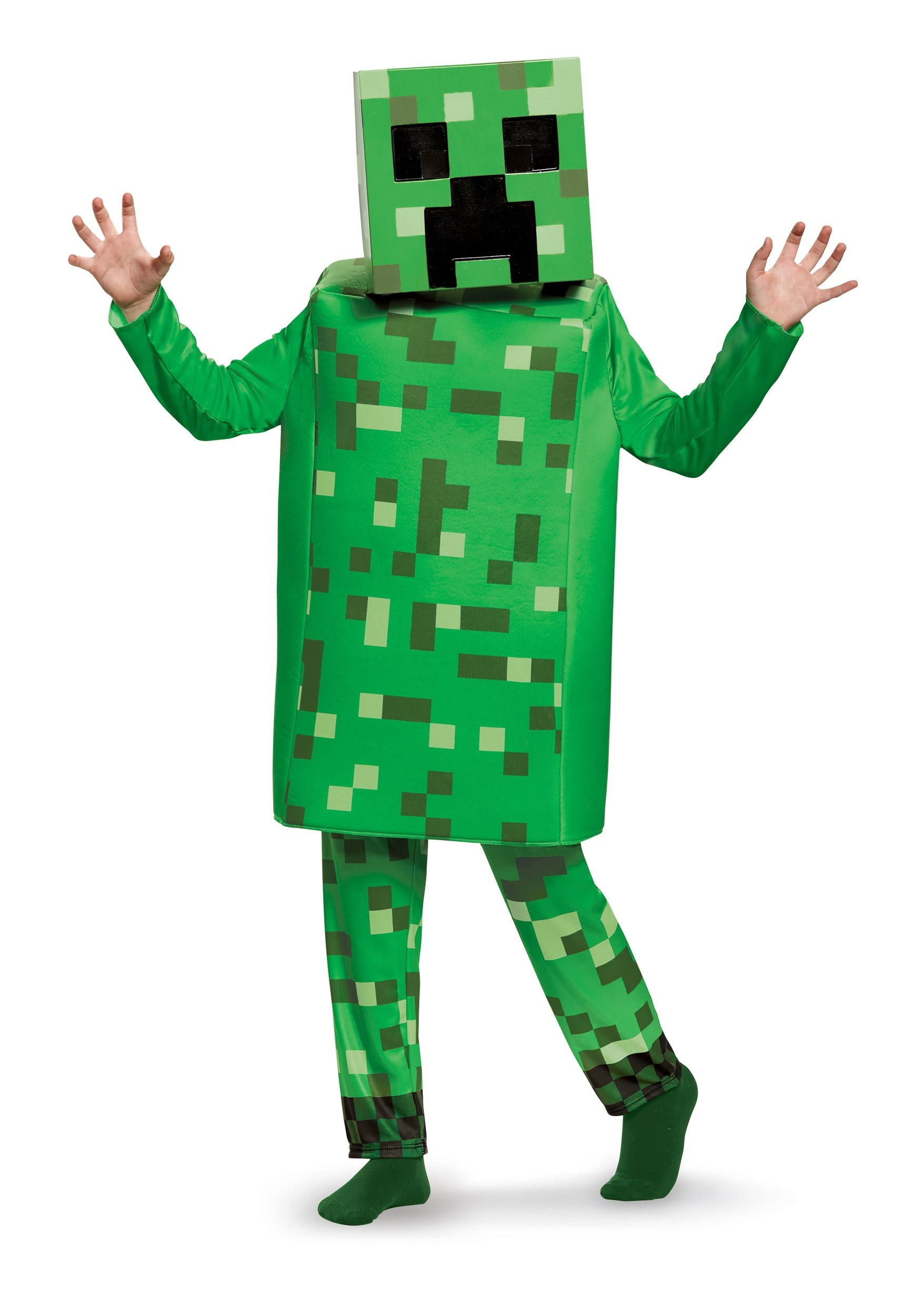 DIY Creeper Costume
 Minecraft Creeper Deluxe Costume for Kids