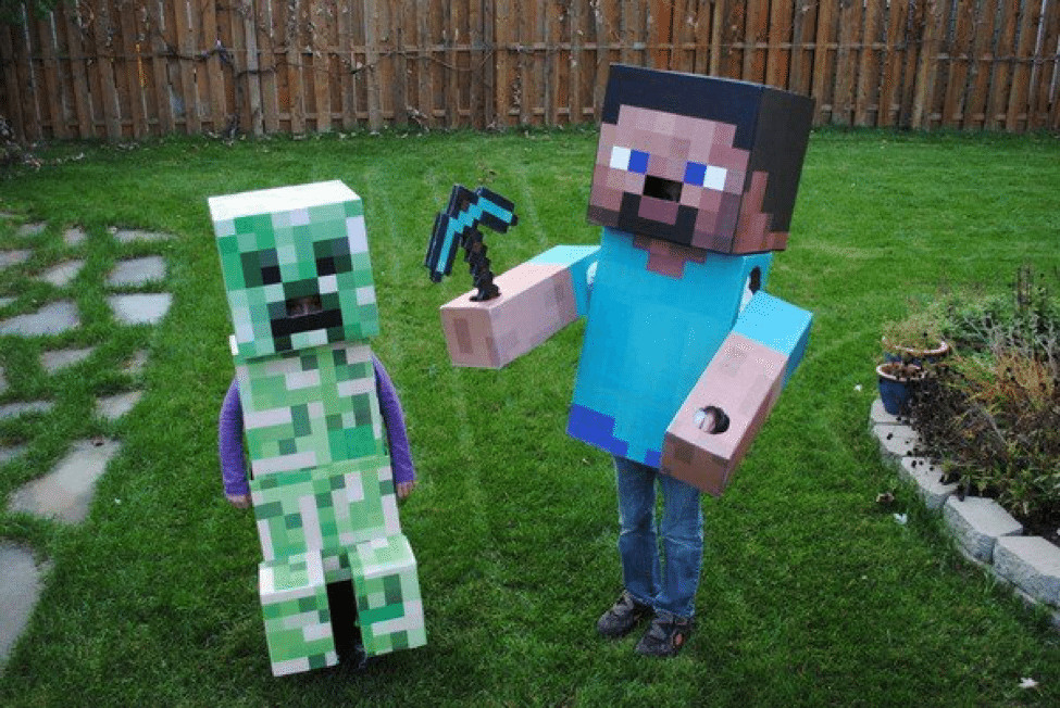 DIY Creeper Costume
 Maker Halloween Costumes