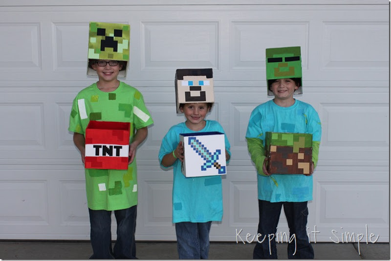 DIY Creeper Costume
 Keeping it Simple DIY Minecraft Creeper Steve and Zombie