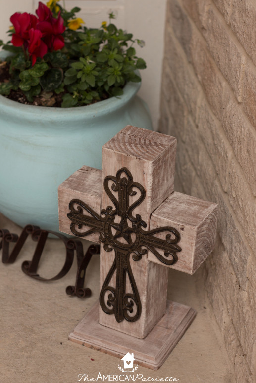 DIY Cross Decor
 DIY Outdoor Wooden Cross Decor The American Patriette