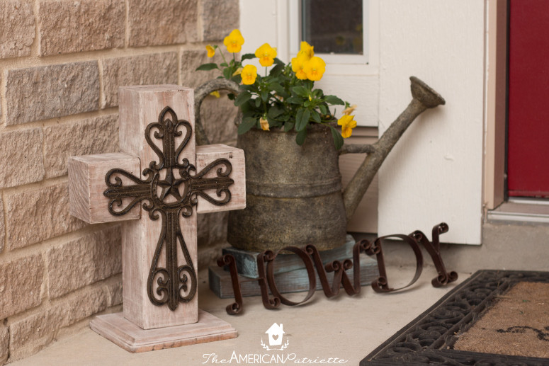 DIY Cross Decor
 DIY Outdoor Wooden Cross Decor The American Patriette