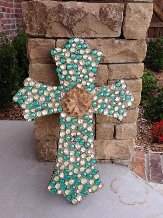 DIY Cross Decor
 Items similar to Wall Cross Decorative Wall Cross