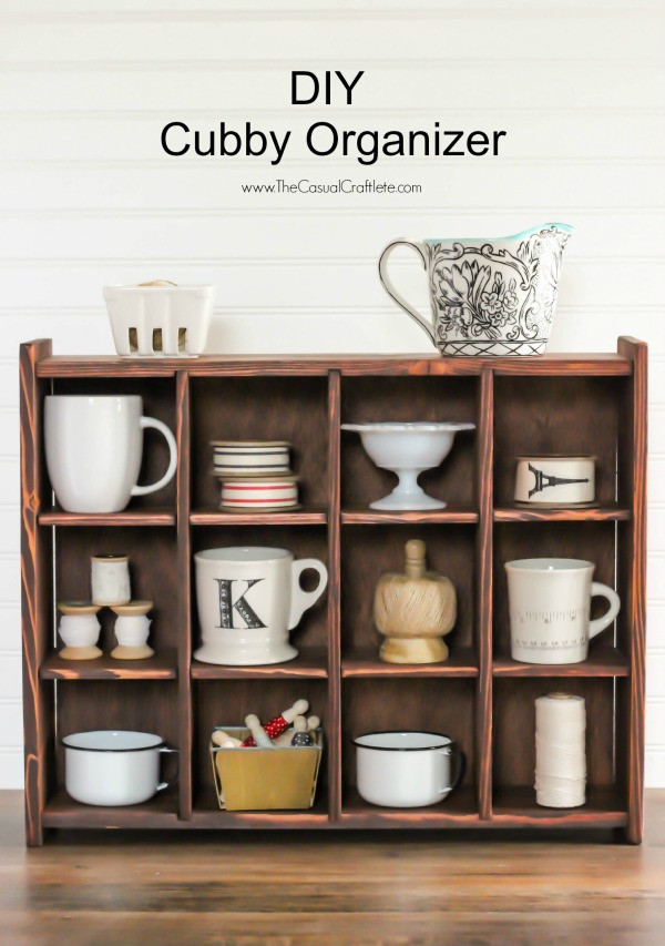 DIY Cubby Organizer
 DIY Cubby Organizer