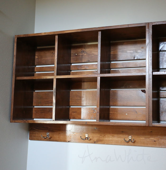 DIY Cubby Organizer
 Ana White