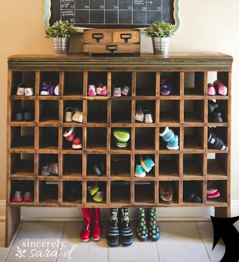 DIY Cubby Organizer
 10 Shoe Storage Ideas to Keep You Sane