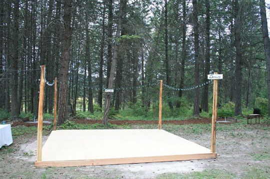 DIY Dance Floor Outdoor
 DIY Dance Floors for Home Weddings