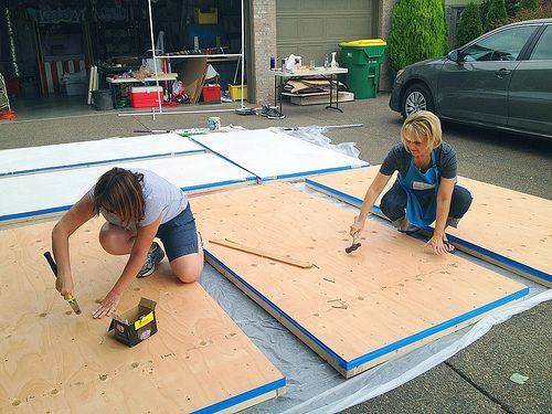 DIY Dance Floor Outdoor
 How to Build a Dance Floor