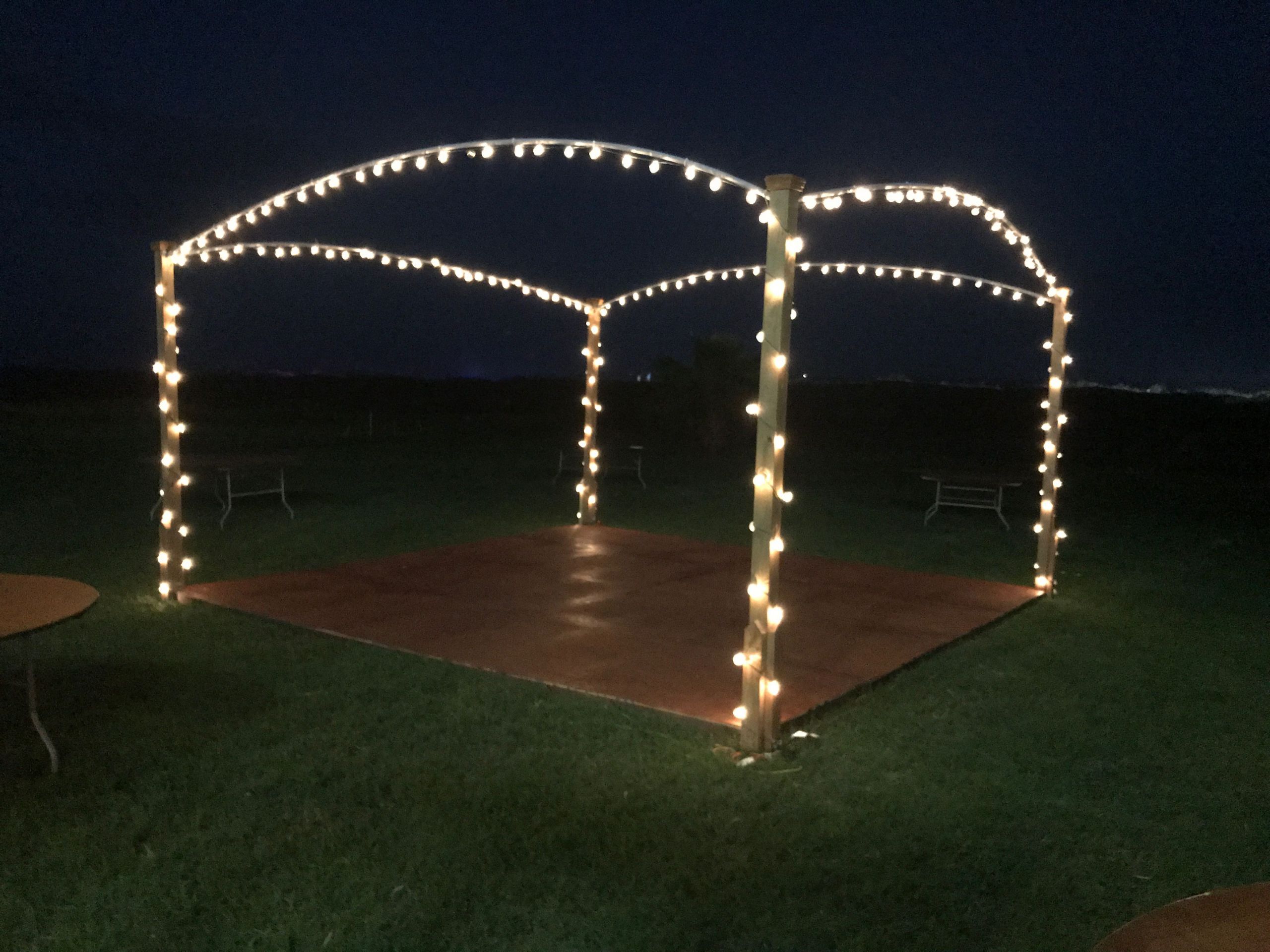 DIY Dance Floor Outdoor
 Dance floor outside DIY Dance floor with lights