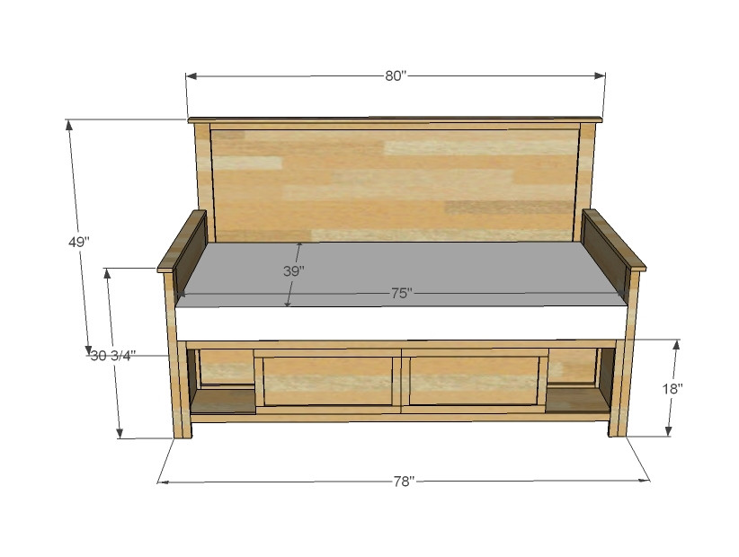 DIY Daybed Plans
 Ana White