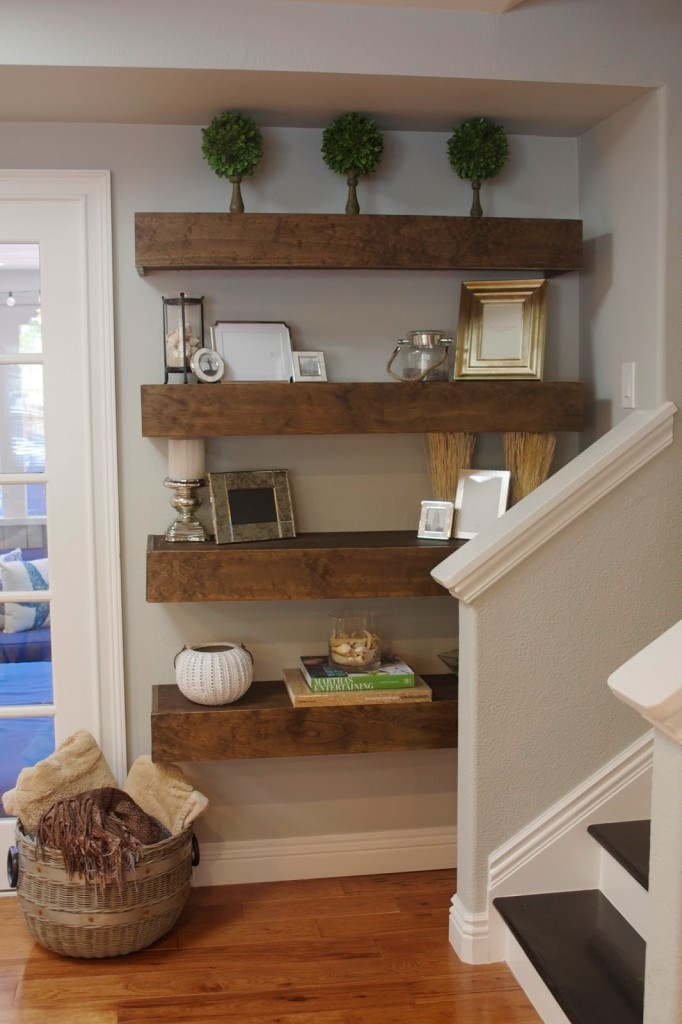 DIY Decor Shelves
 Simple DIY Floating Shelves Tutorial Decor Ideas