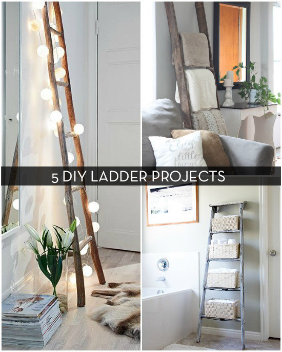 DIY Decorative Ladder
 Roundup 5 Decorative Uses For Ladders Curbly