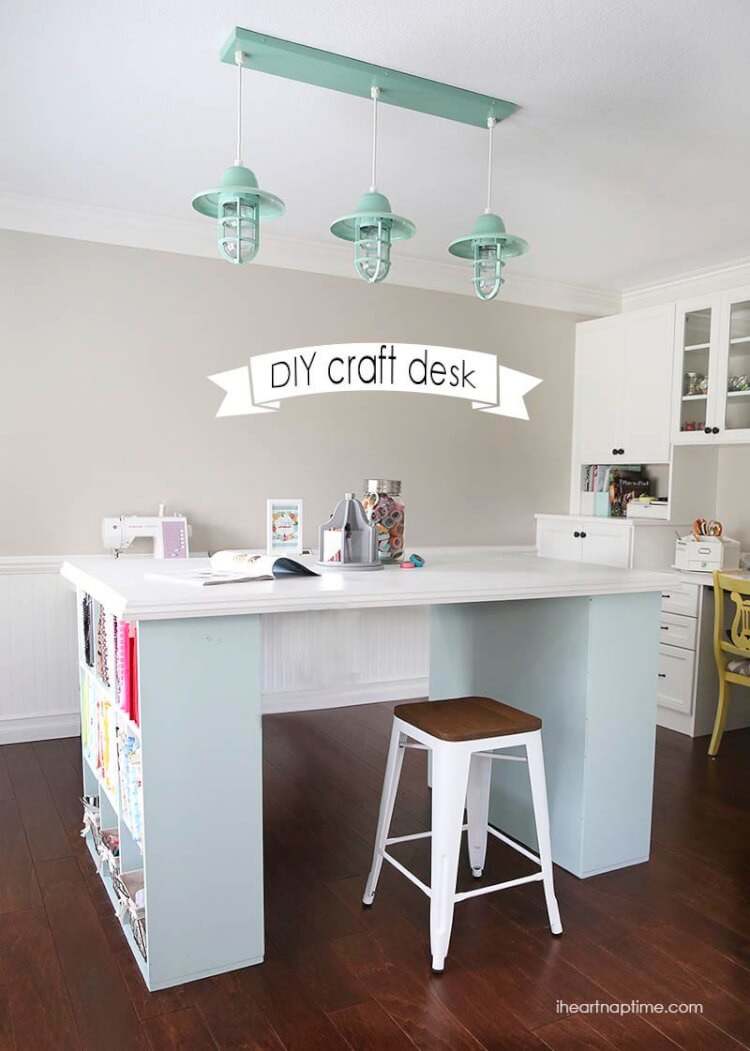 DIY Desk Decor Ideas
 Colorful Craft Room Design Board Happiness is Homemade