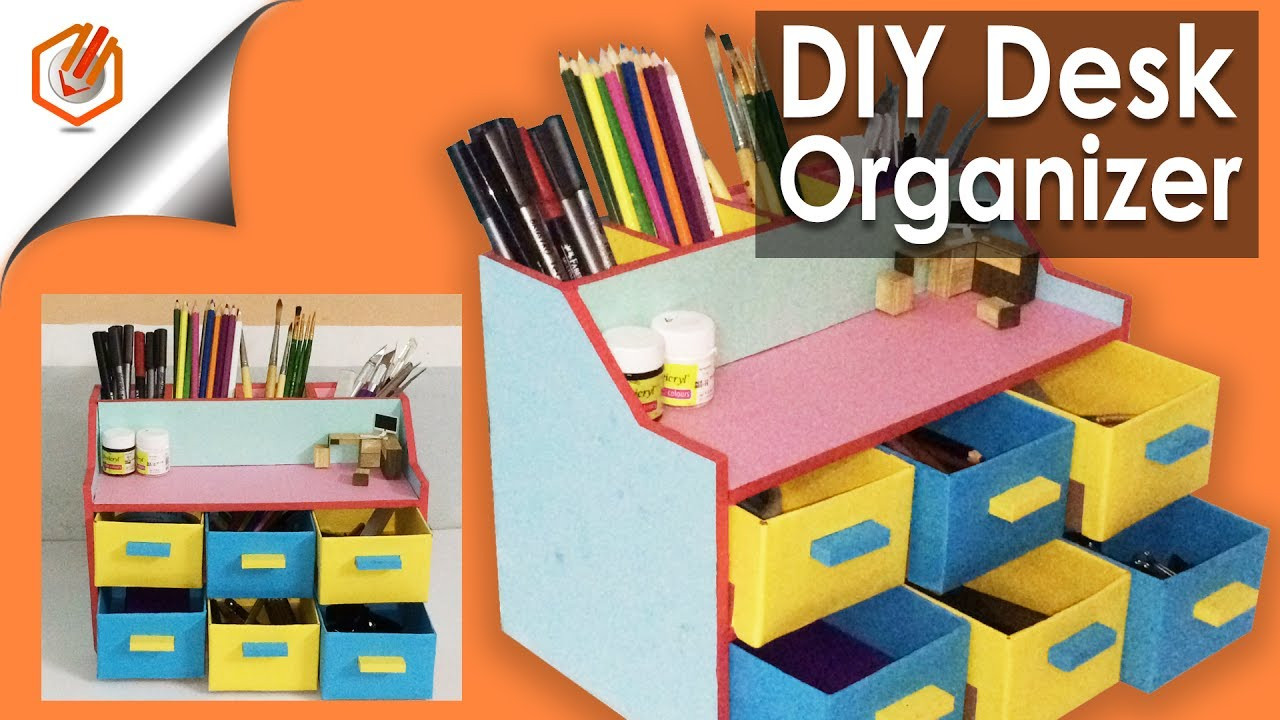 DIY Desk Drawer Organizer
 EASY DIY desk organizer drawer organizer Pencil Holder