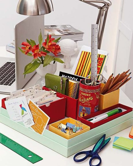 DIY Desk Organization
 13 DIY home office organization ideas How to declutter