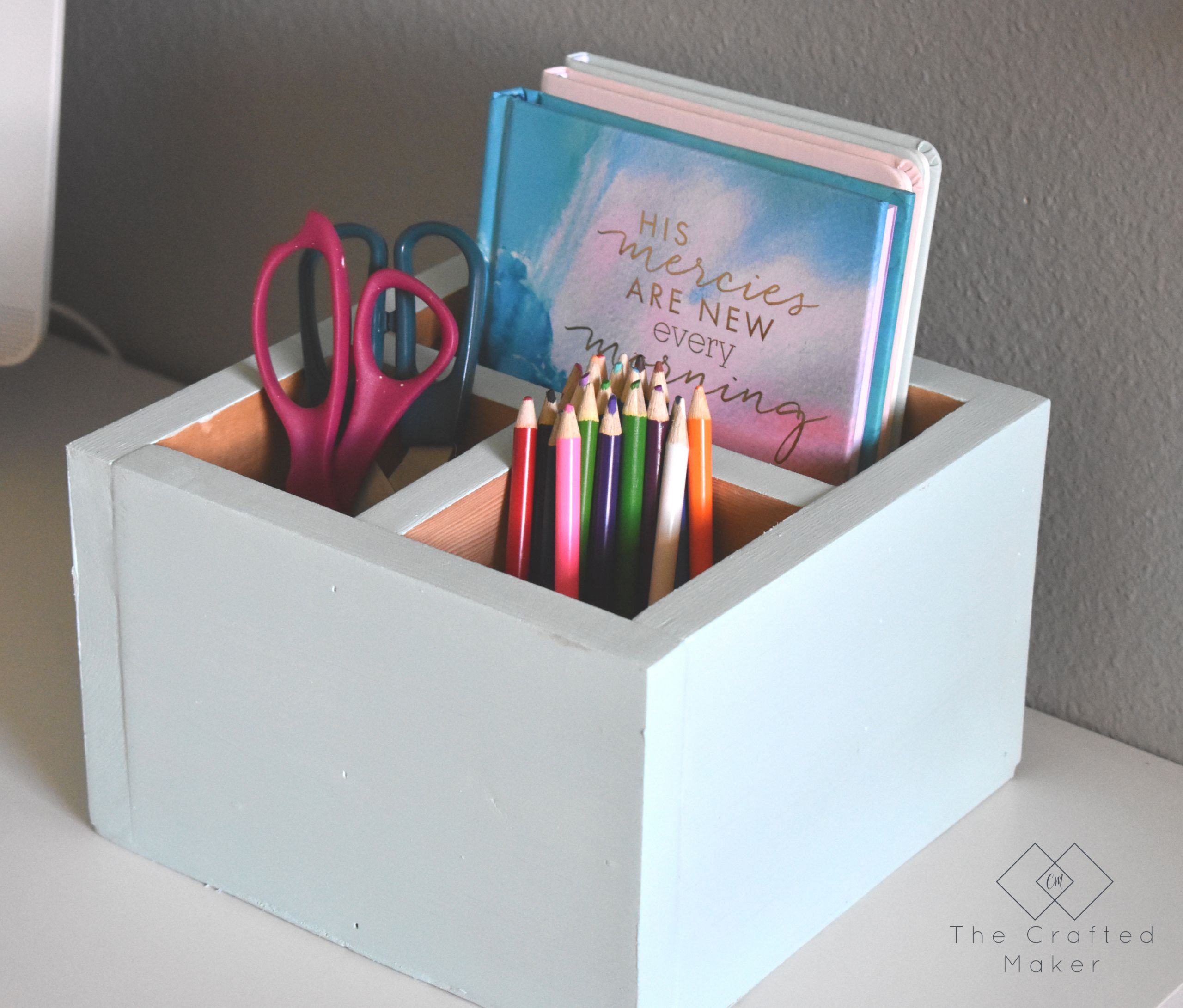 DIY Desk Organization
 DIY Desk Organizer The Crafted Maker