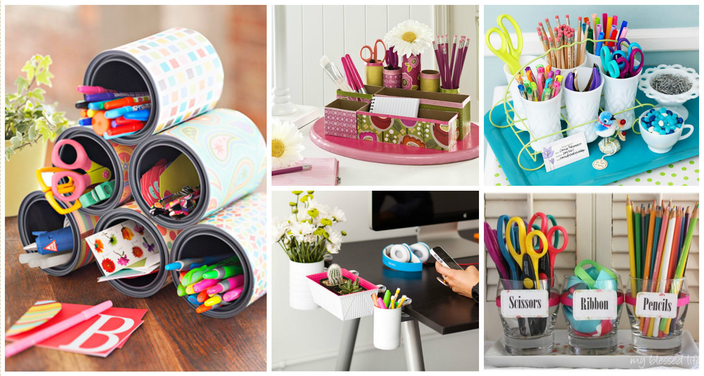 DIY Desk Organization
 15 Interesting and Useful DIY Desk Organizers