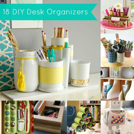 DIY Desk Organization
 DIY Desk Organizer 18 Project Ideas diycandy