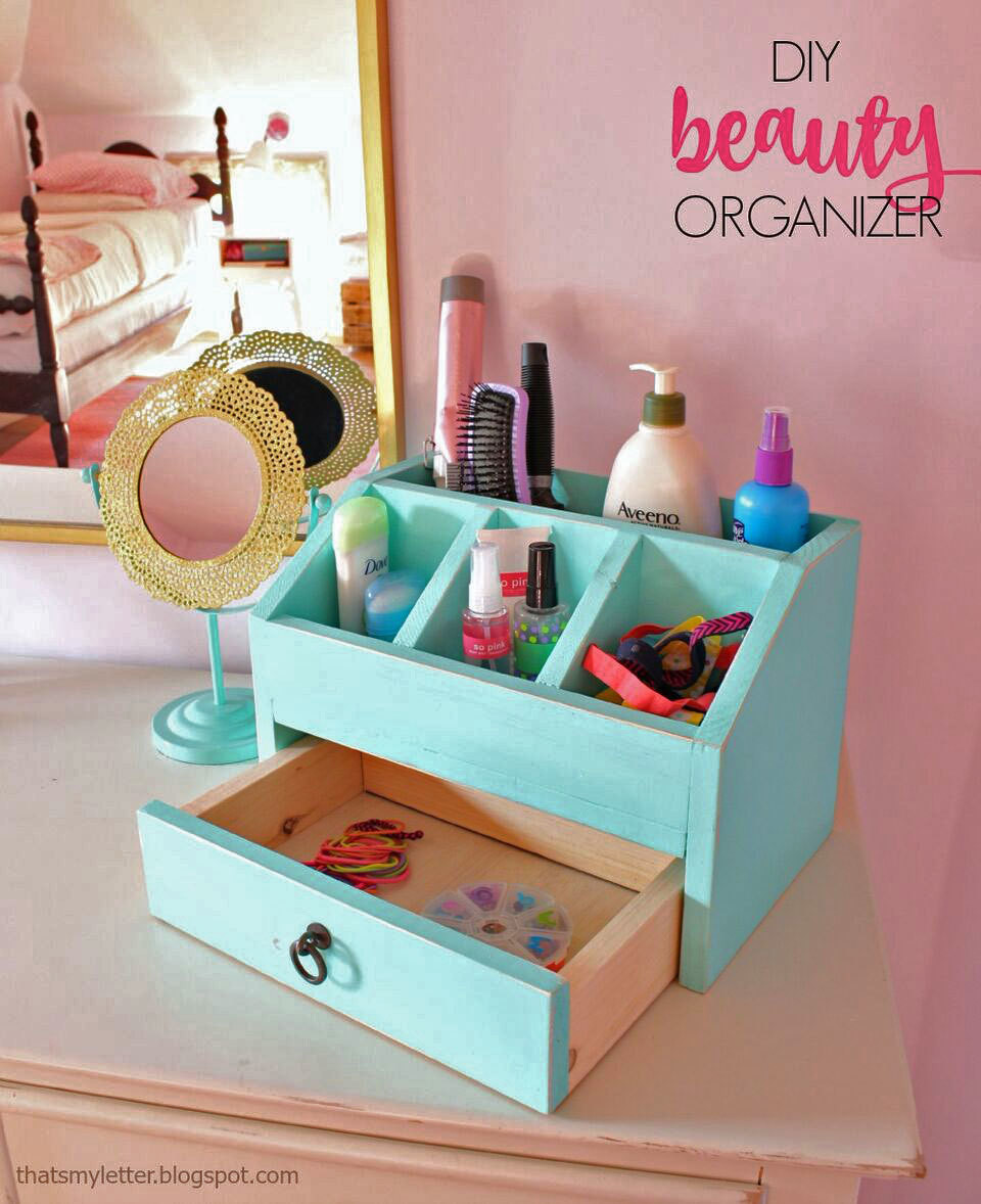 DIY Desk Organization
 Ana White