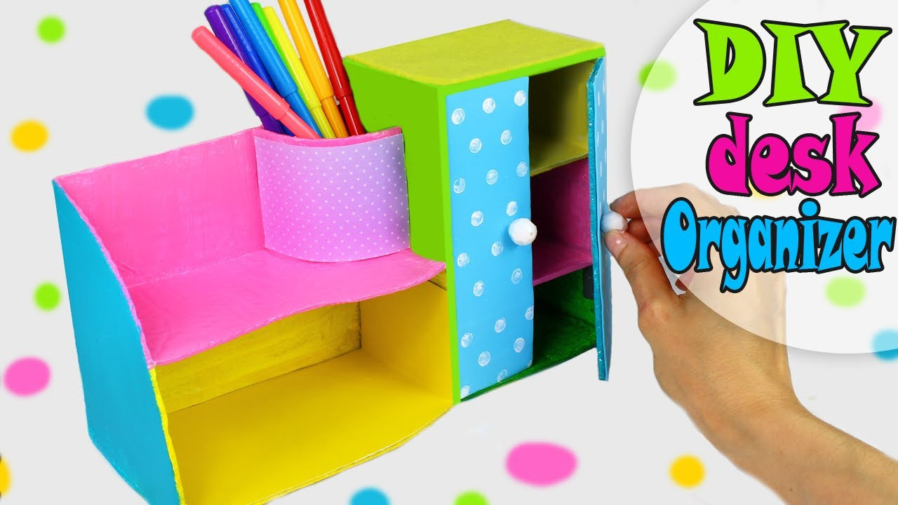 DIY Desk Organization
 DIY DESK ORGANIZER MULTIFUNCTIONAL FROM CARDBOX EASY