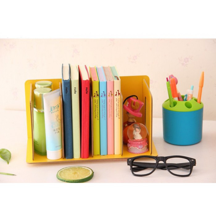 DIY Desktop File Organizer
 Creative DIY Wooden Desk Organizer fice Desktop CD