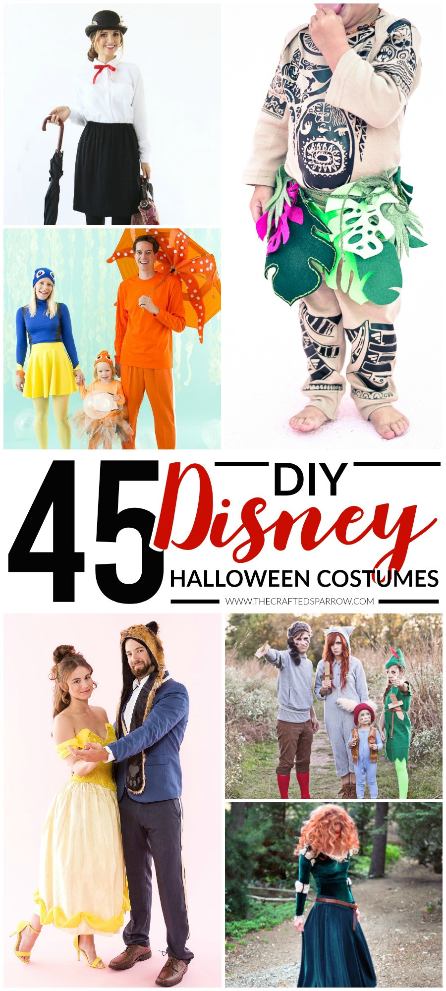 DIY Disney Couple Costumes
 45 DIY Disney Themed Halloween Costumes