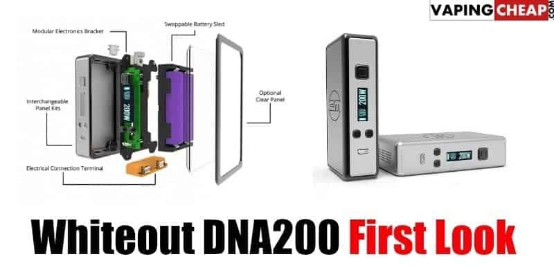 DIY Dna Box Mod Kit
 CLDMKR Whiteout DNA200 First Look