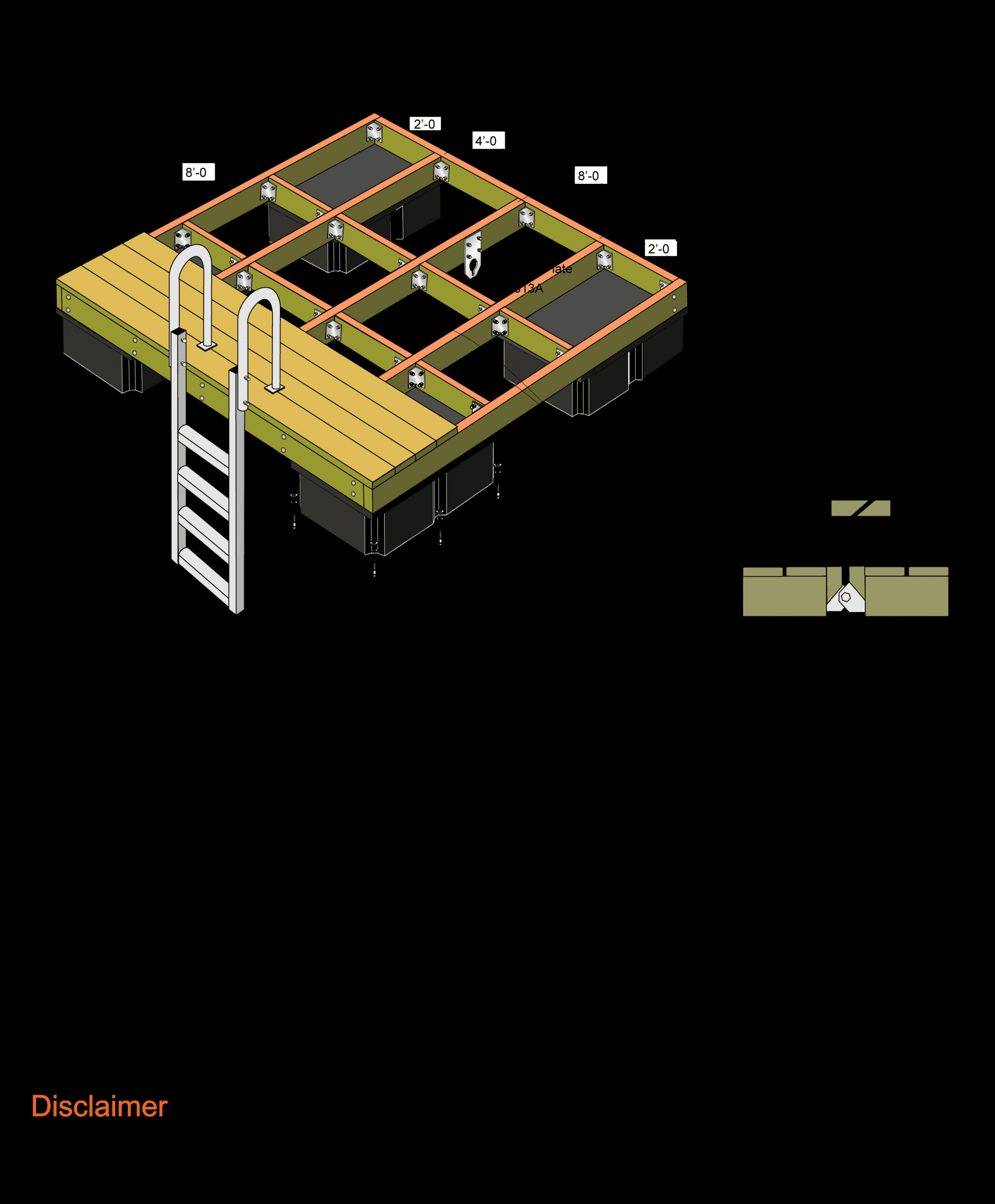 DIY Dock Plans
 Floating Barrel Dock Plans