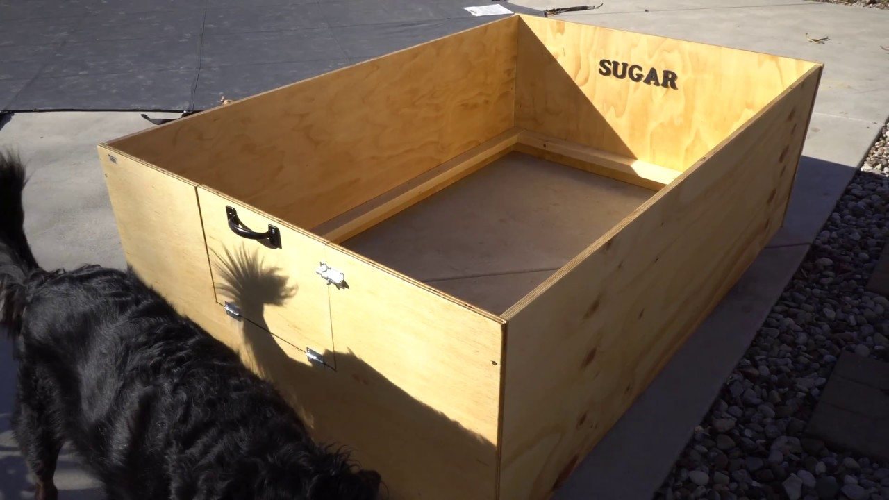 DIY Dog Box
 How to build make a puppy whelping box DIY