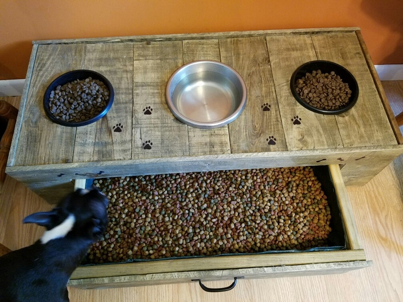 DIY Dog Food Storage
 How to Build a Dog Food Station with Storage – Your