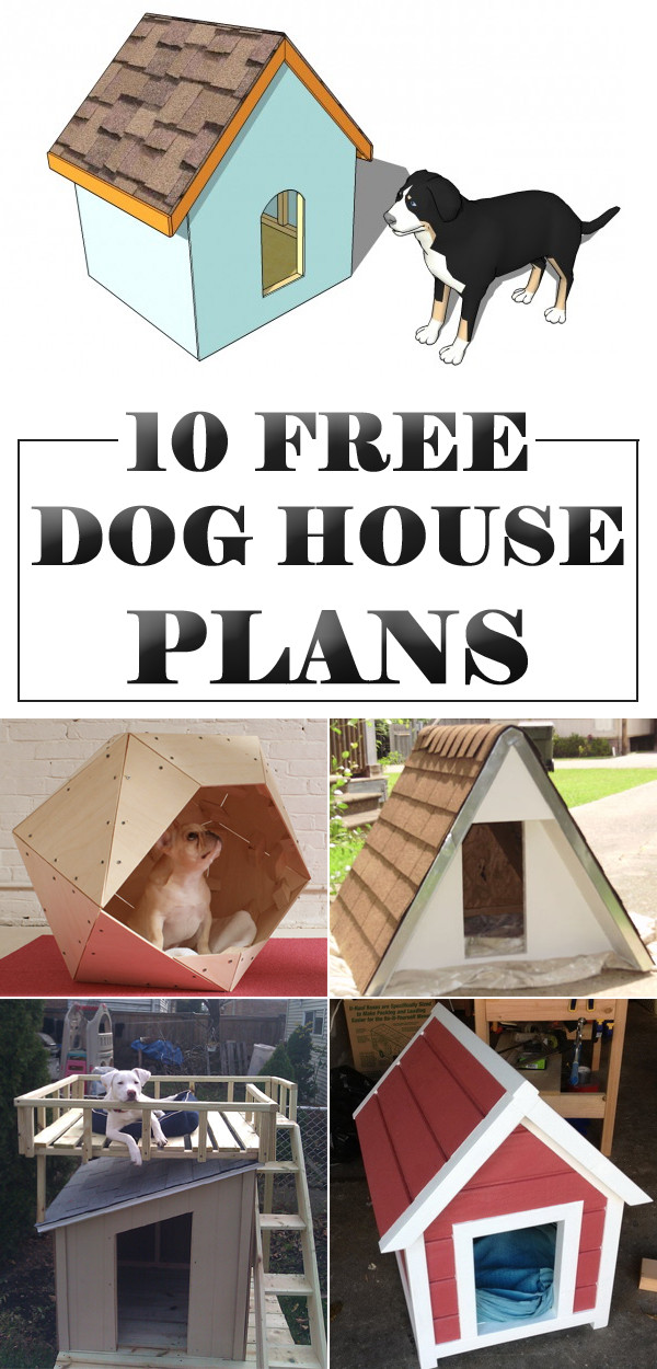 DIY Dog House Plans For Large
 Dog House Plans Collection