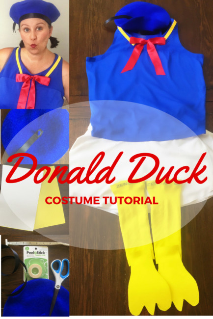 DIY Donald Duck Costume
 Donald Duck Costume Tutorial My No Guilt Life