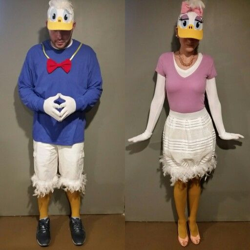 DIY Donald Duck Costume
 Donald duck and daisy duck couple costume