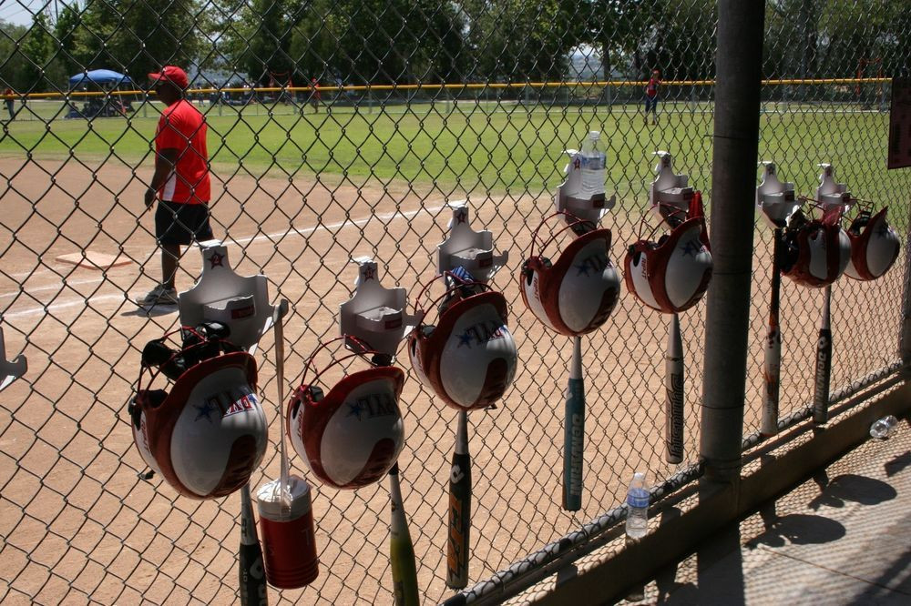 DIY Dugout Organizer
 15 DOM s SOFTBALL DUGOUT ORGANIZER BAT HELMET HOLDER