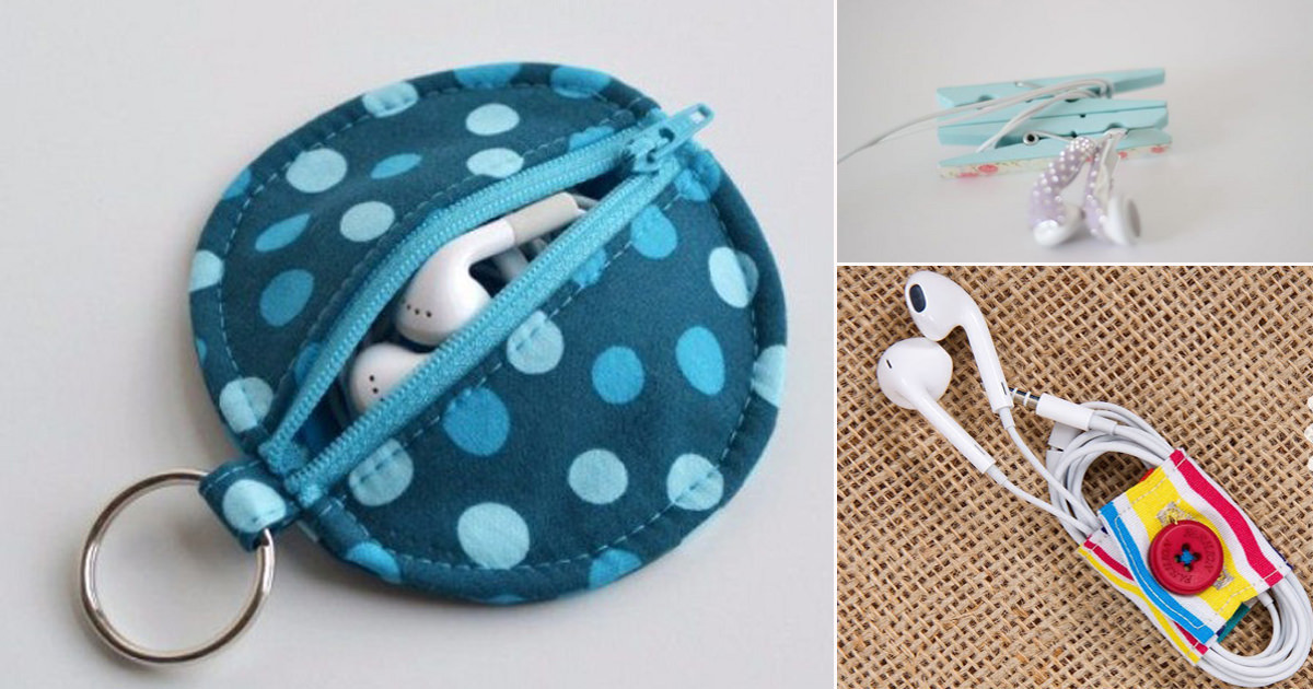 DIY Earbud Organizer
 20 DIY Earbud Holder Ideas to Keep them Tangle Free