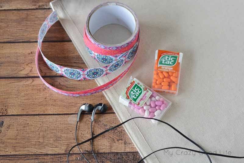 DIY Earbud Organizer
 DIY Earbud Holder Made from Tic Tac Containers My Crazy