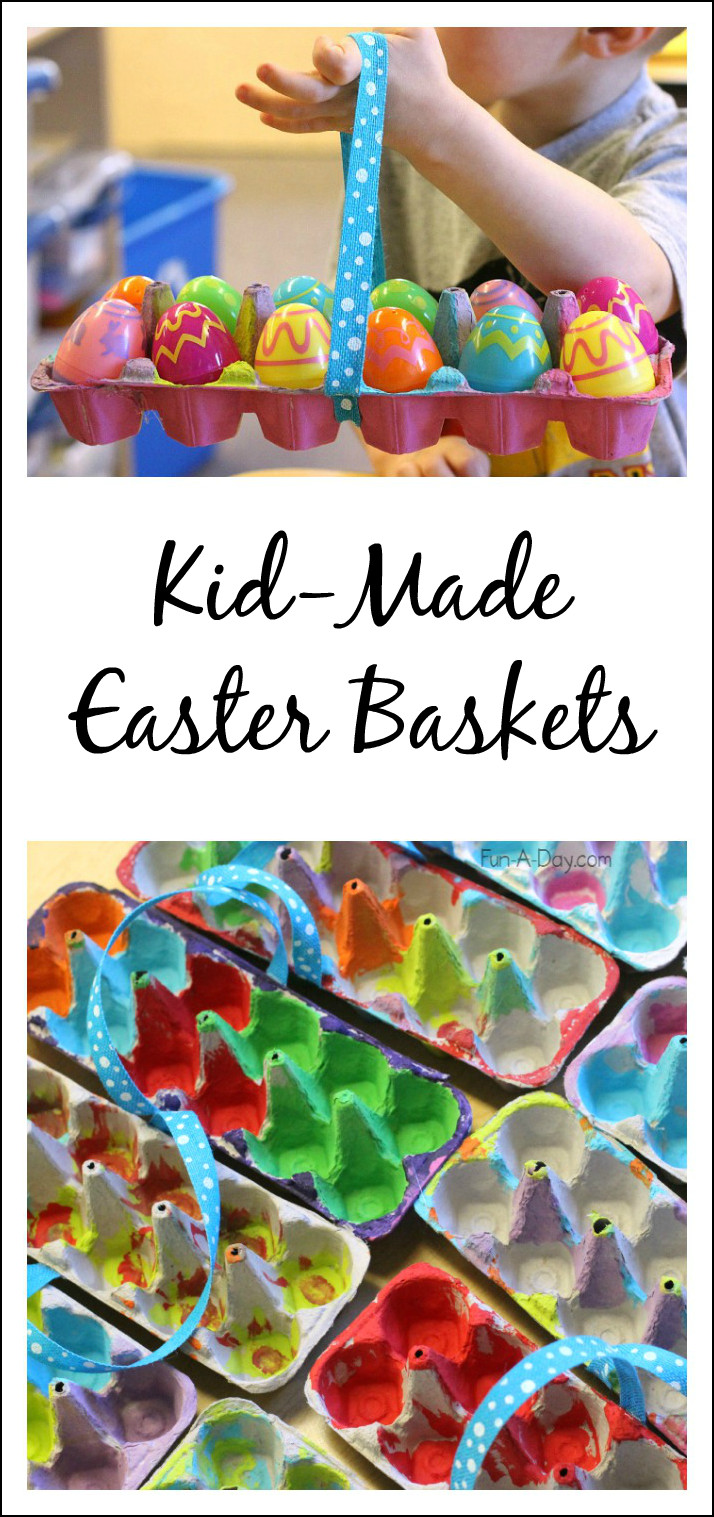 DIY Easter Baskets For Kids
 Homemade Easter Baskets Kids Can Make with Recyclables