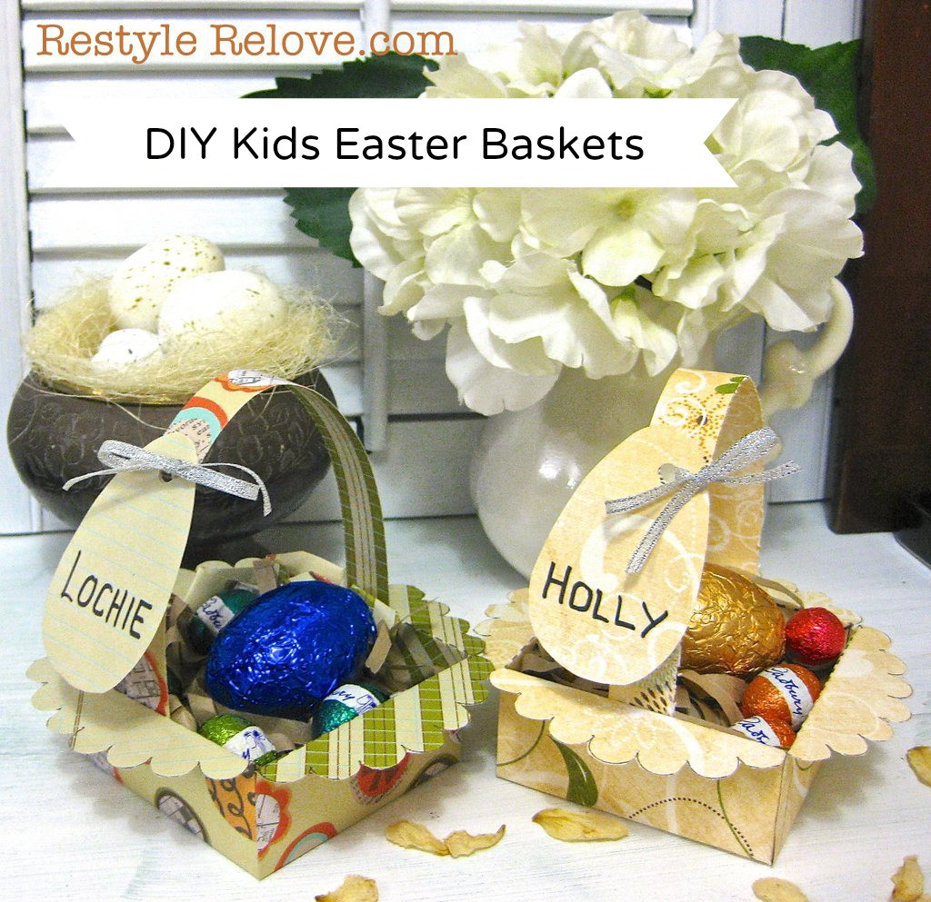 DIY Easter Baskets For Kids
 DIY Kids Easter Baskets