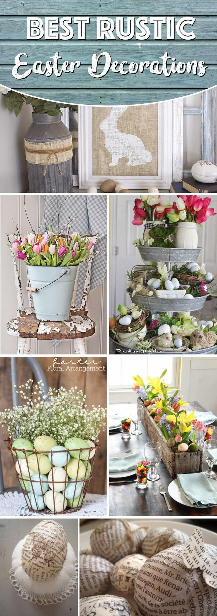 DIY Easter Decorations For The Home
 20 Rustic Easter Decorations Bringing a Farmhouse Appeal