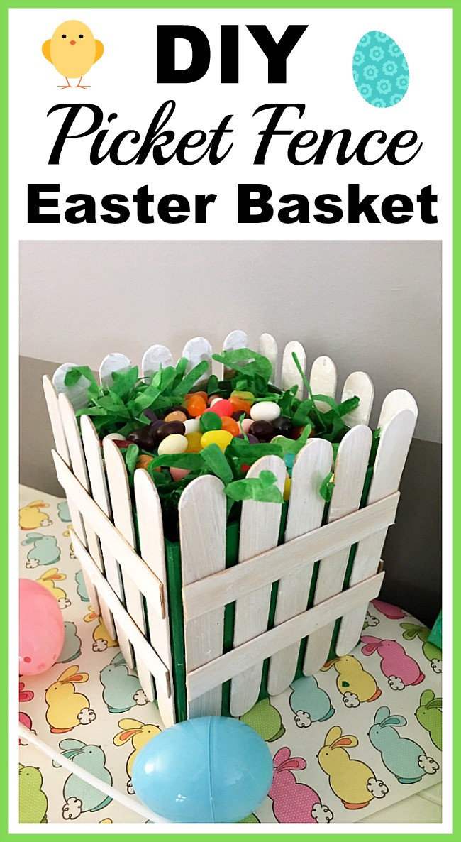 DIY Easter Gift Ideas
 DIY Picket Fence Easter Basket Easy Easter Gift Basket Craft