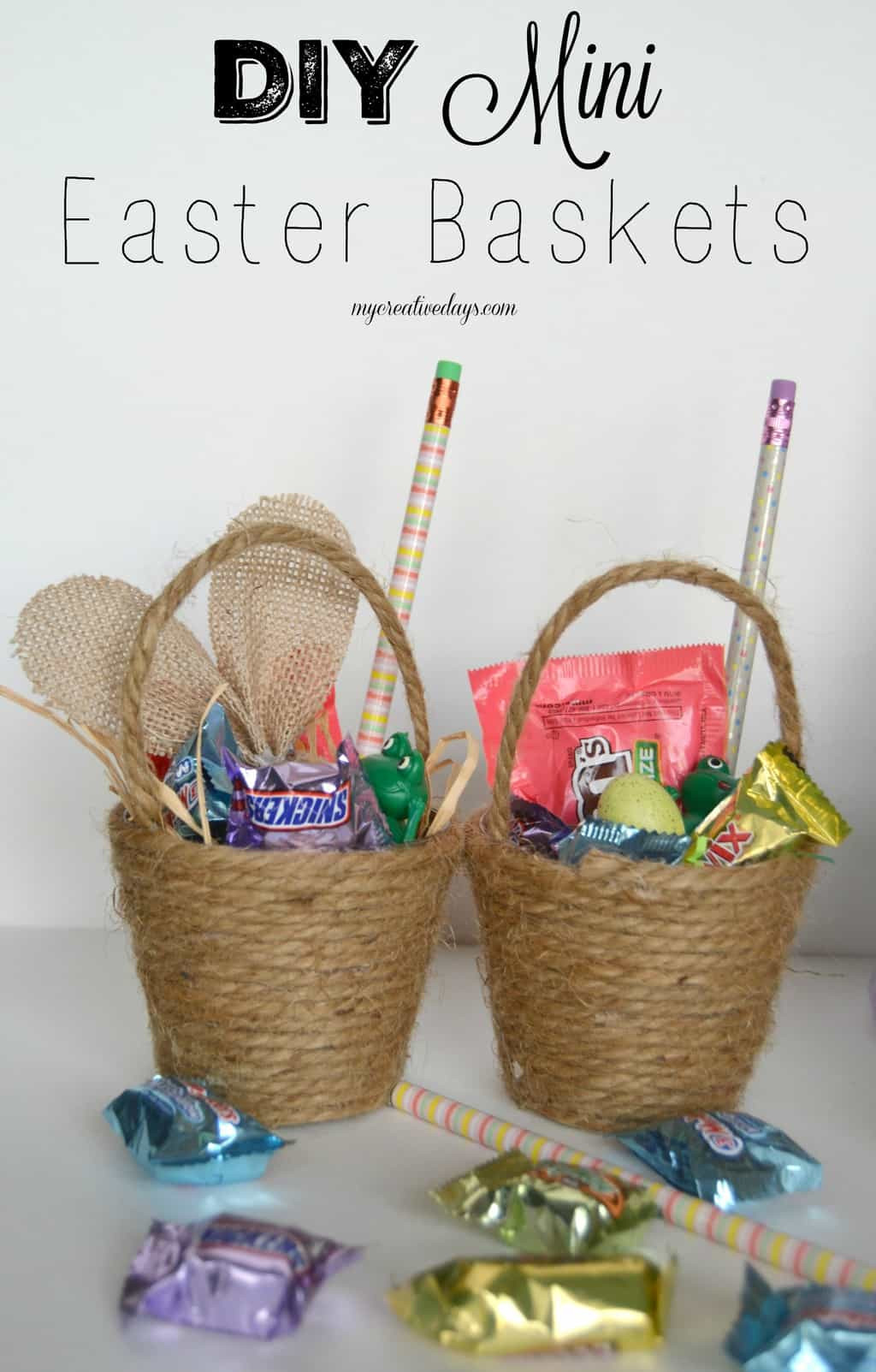 DIY Easter Gift Ideas
 DIY Mini Easter Baskets My Creative Days