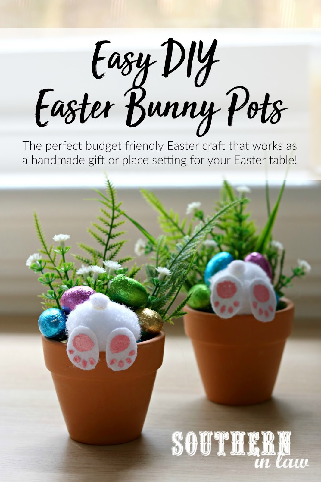 DIY Easter Gift Ideas
 Southern In Law How to Make Your Own Curious Easter Bunny