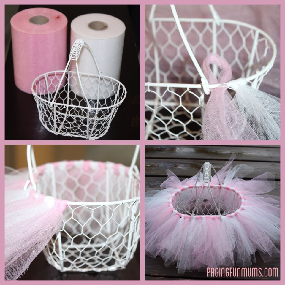 DIY Easter Gift Ideas
 Easy DIY Tutu Easter Basket Paging Fun Mums