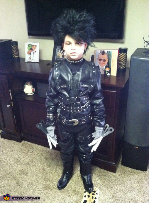 DIY Edward Scissorhands Costume
 Edward Scissorhands DIY Halloween Costume for Boys