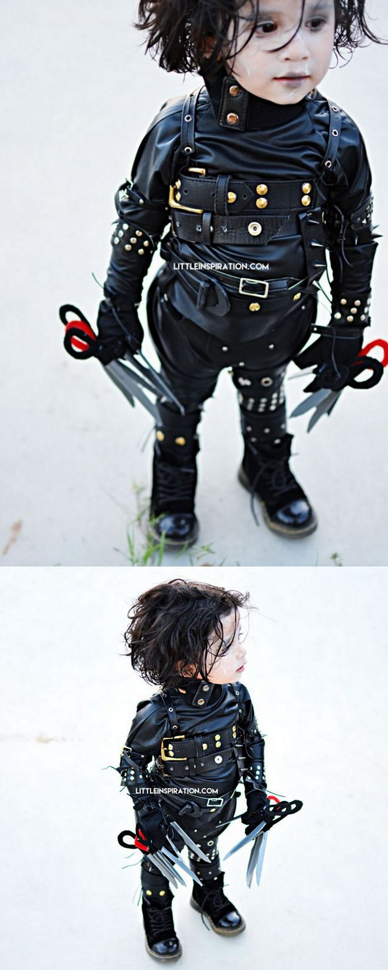 DIY Edward Scissorhands Costume
 UnicornHatParty Kids DIYs by truebluemeandyou • DIY