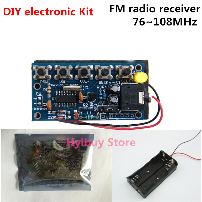 DIY Electronics Kit
 DIY electronic Kit 5 keys stereo wireless FM radio