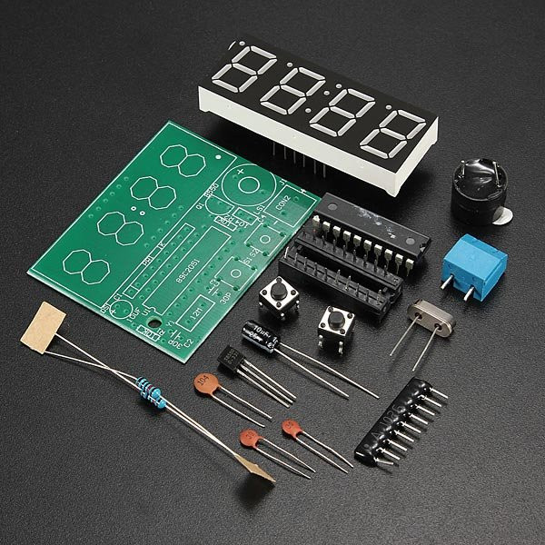 DIY Electronics Kit
 Electronic Clock DIY Kit from mmm999 on Tin