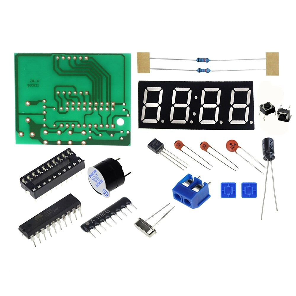 DIY Electronics Kit
 Smart Electronics 1set Digital Electronic C51 4 Bits Clock