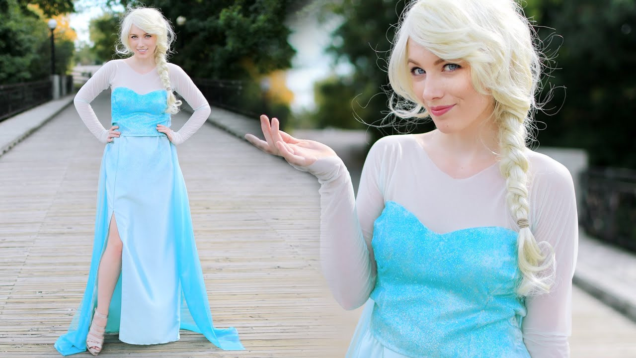 DIY Elsa Costume
 DIY ELSA FROZEN COSTUME ADULT & CHILD