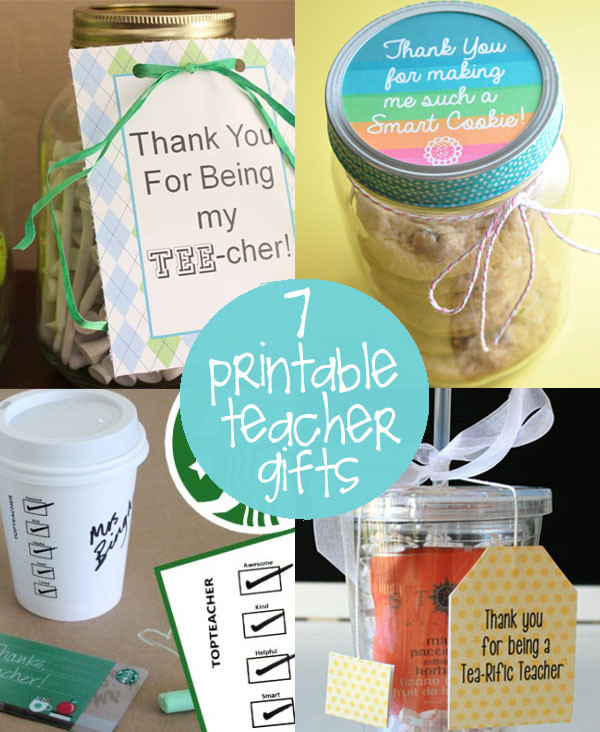 DIY End Of The Year Teacher Gifts
 End of the Year Teacher Gift Ideas