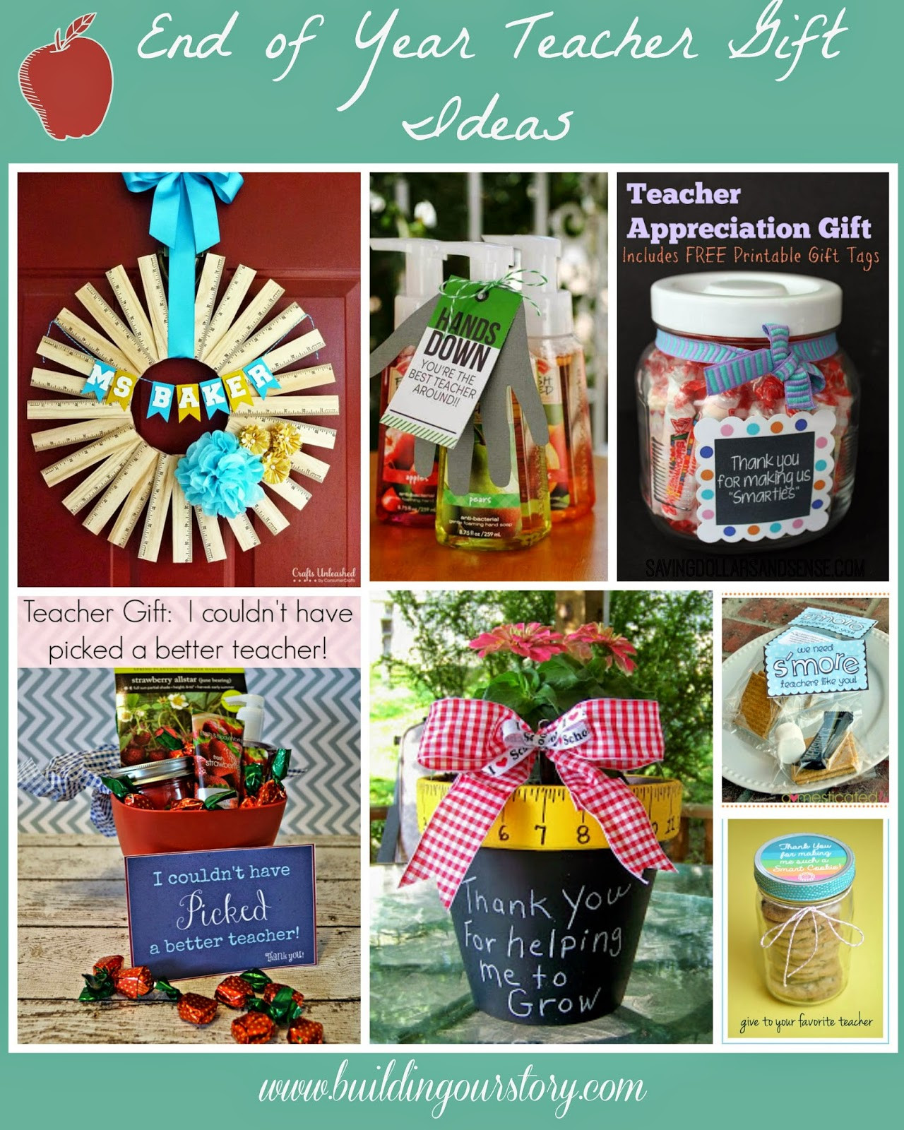 DIY End Of The Year Teacher Gifts
 End of the Year Teacher Gift DIY Ideas Building Our Story